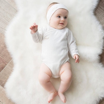 Body bébé maille ajourée 3 mois  100% coton biologique