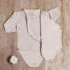 Coffret maternité 4 jours - 4 bodys, 4 pyjamas et accessoires en coton bio