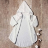 Peignoir éponge en coton biologique