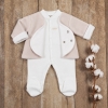 Ensemble bébé Brassière et son pyjama en polaire bio