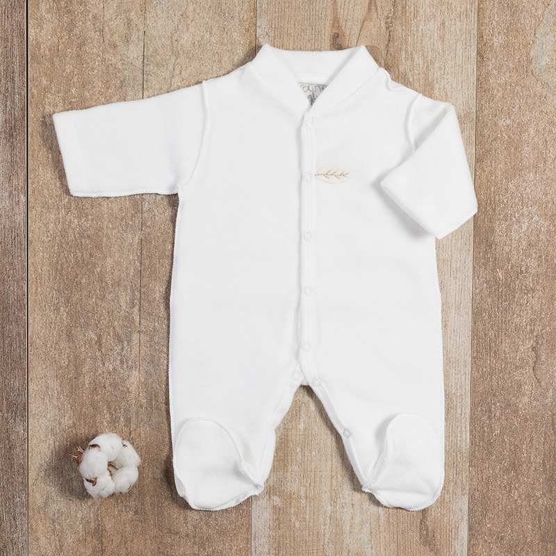 Ensemble bébé Brassière et son pyjama en polaire bio
