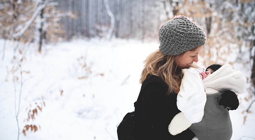 Sortir l'hiver avec bébé